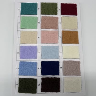 2 Sides Brushed Polar Fleece Fabric For Women Jacket Vast 100% Polyester Dyed 160gsm Warm