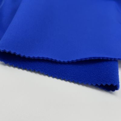Thick Polyester Spandex Soft Shell Fabric Textile High Breathability