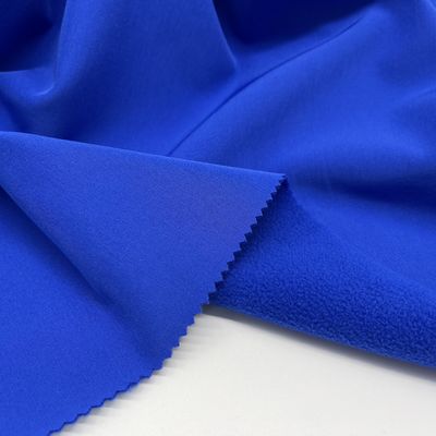 Thick Polyester Spandex Soft Shell Fabric Textile High Breathability