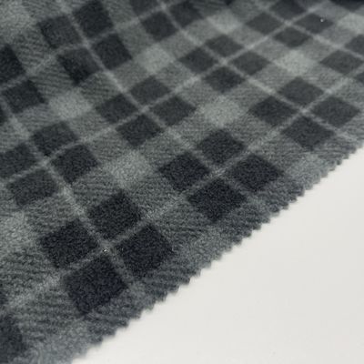 Eco Friendly Cloth Anti Pill Fleece Fabric Print For Garment Various Colors