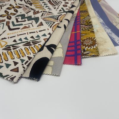 High Durability Linen Viscose Yarn Dyed Woven Fabric Print