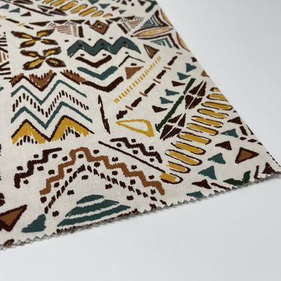 Linen Viscose Tapestry Yarn Dyed Cotton Fabric Print Home Textiles Machine Washable