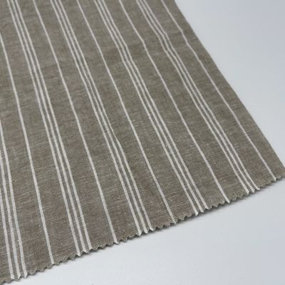 Home Textiles Linen Viscose Fabric Yarn Dyed 170gsm 55% Linen 45% Rayon S15-032