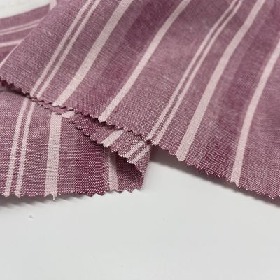 Composite Linen Viscose Yarn Dyed 138cm 200gsm 55% Linen 45% Rayon S15-034