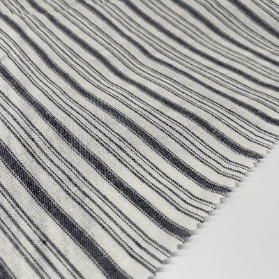 Yarn dyed Linen Viscose Fabric A4 Size 143cm 195gsm 70% Linen 30% Rayon S15-040