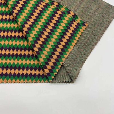 Medium GSM Knitting Jacquard Fabric 98%Polyester 2%Spandex 16CM 300GSN F01-050