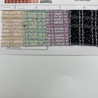 Garment Home Textile Knitting Jacquard Fabric Process Medium GSM F02-085