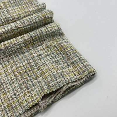 Cotton Polyester Knitting Jacquard Fabric Cloth For Garment F02-090