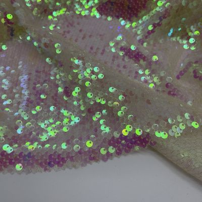 Smooth Sequins Embroidery Fabric Weave M13-044