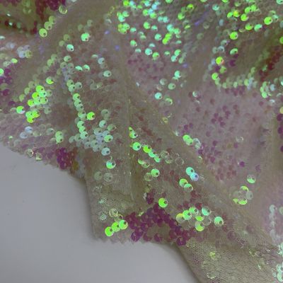 Smooth Sequins Embroidery Fabric Weave M13-044