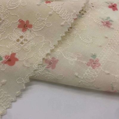 Garment Various Weight Embroidery Cotton Fabric M04-LK008