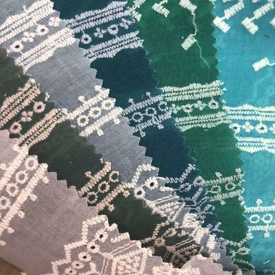 100% Cotton Embroidery Fabric Cloth For Embroidery Pattern M04-LK009