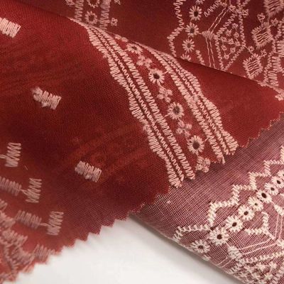 100% Cotton Embroidery Fabric Cloth For Embroidery Pattern M04-LK009