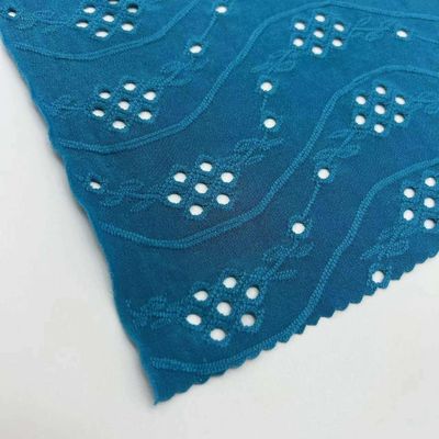 Customized Sports Jersey Fabric Jacquard Knitting Material F02-010