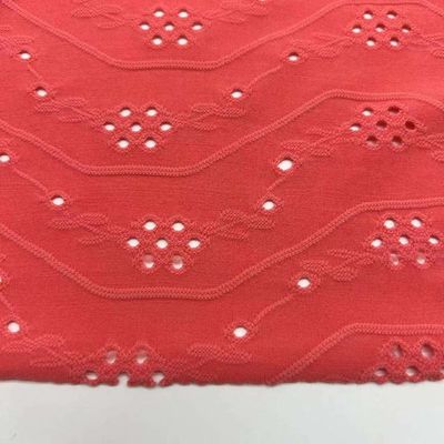 Customized Sports Jersey Fabric Jacquard Knitting Material F02-010