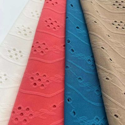Customized Sports Jersey Fabric Jacquard Knitting Material F02-010