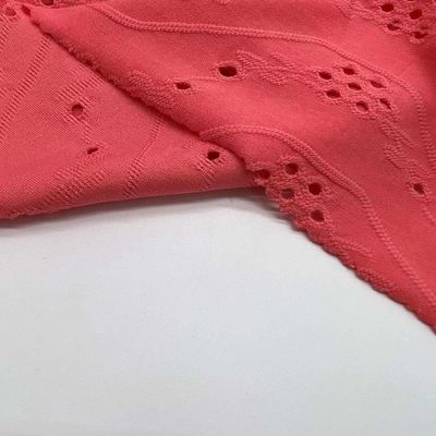 Customized Sports Jersey Fabric Jacquard Knitting Material F02-010