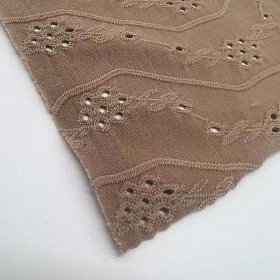 Customized Sports Jersey Fabric Jacquard Knitting Material F02-010