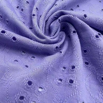 Eco Friendly Knitting Jaquard  Sports Jersey Fabric Home Textile Medium GSM F02-034