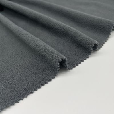 2 Sides Brushed Polar Fleece Fabric For Women Jacket Vast 100% Polyester Dyed 160gsm Warm