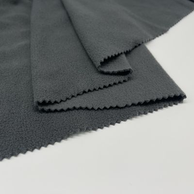 2 Sides Brushed Polar Fleece Fabric For Women Jacket Vast 100% Polyester Dyed 160gsm Warm