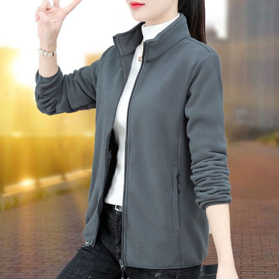 2 Sides Brushed Polar Fleece Fabric For Women Jacket Vast 100% Polyester Dyed 160gsm Warm