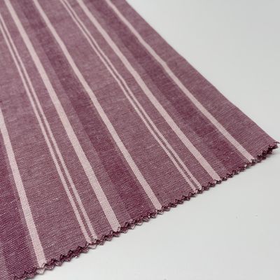 Composite Linen Viscose Yarn Dyed 138cm 200gsm 55% Linen 45% Rayon S15-034