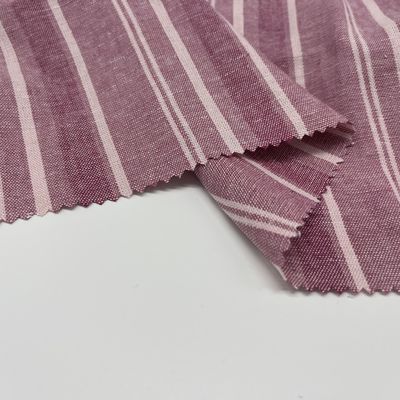 Composite Linen Viscose Yarn Dyed 138cm 200gsm 55% Linen 45% Rayon S15-034