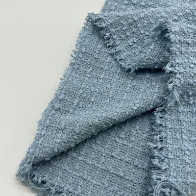 Checkered Medium Weight Tweed Fleece Fabric 100% Polyester 149CM 498GSM S08-048