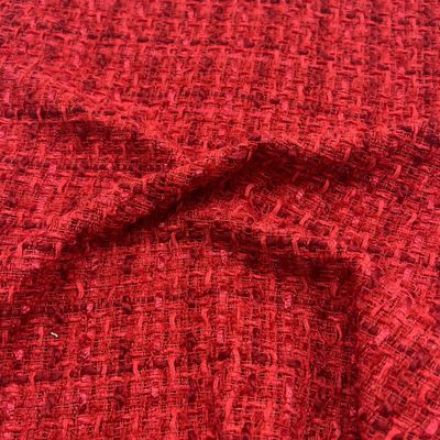 UV Resistant Medium Weight Tweed Cotton Fabric 100% Polyester 152CM 304GSM S08-058