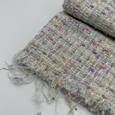 60 Inches Classic Tweed Woven Fabric 100% Polyester 147cm 289gsm S08-054