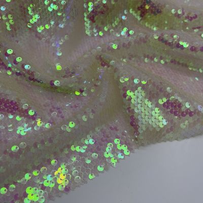 Smooth Sequins Embroidery Fabric Weave M13-044