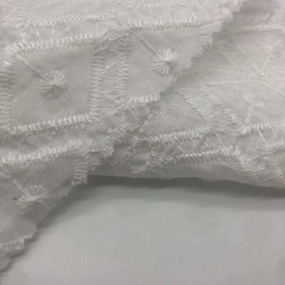 Printed Cotton Linen Embroidery Fabric Material M04-LK027